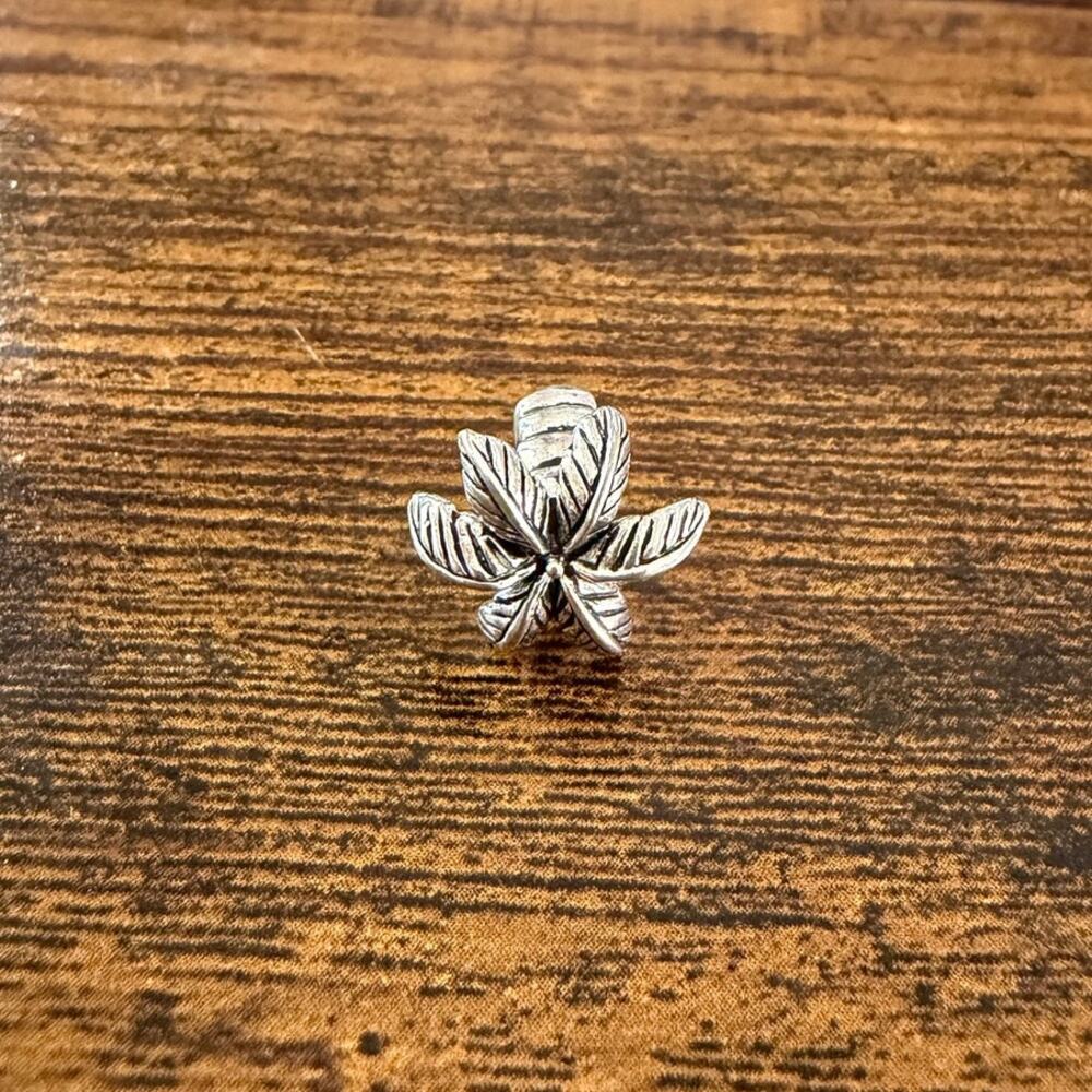 Palm Tree Sterling Silver Charm - Picture 2 of 6